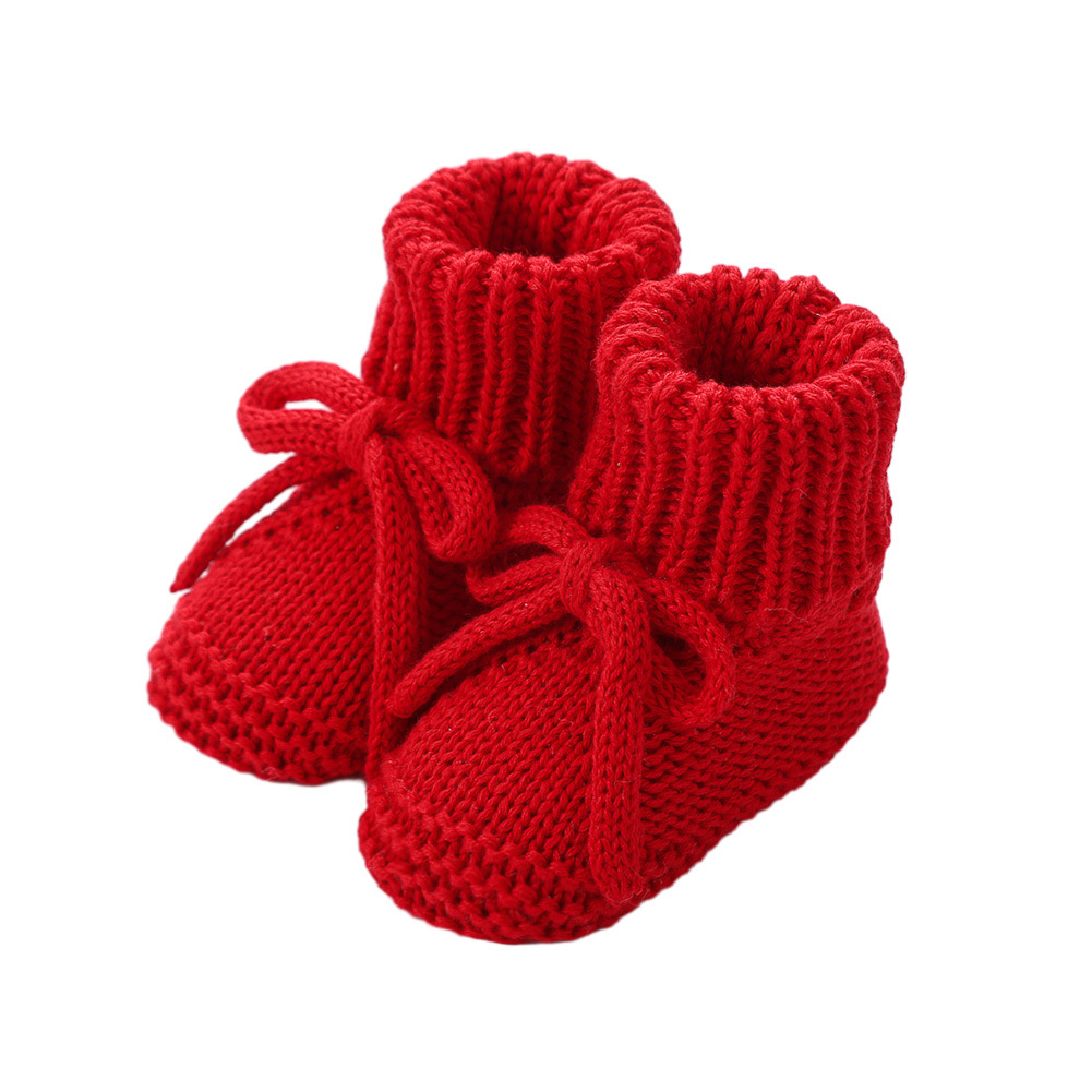 Knitted Bow Baby Socks