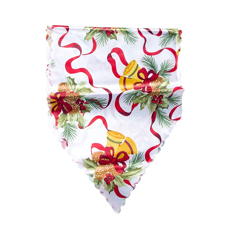 Christmas Table Runner Mat Tablecloth  Flag Home Party Decorative Santa Claus Tapestry Table Runners 35x180cm