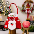 Christmas decoration products, apple bags, creative cartoon Christmas tote bags, elderly snowman gift bags
