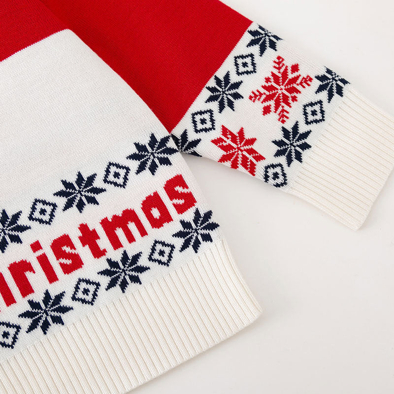 Cartoon Santa Claus Baby Undercover Knitted Shirt