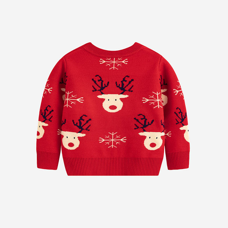 Cartoon Children's Christmas Baby Undercover Knitted Shirt