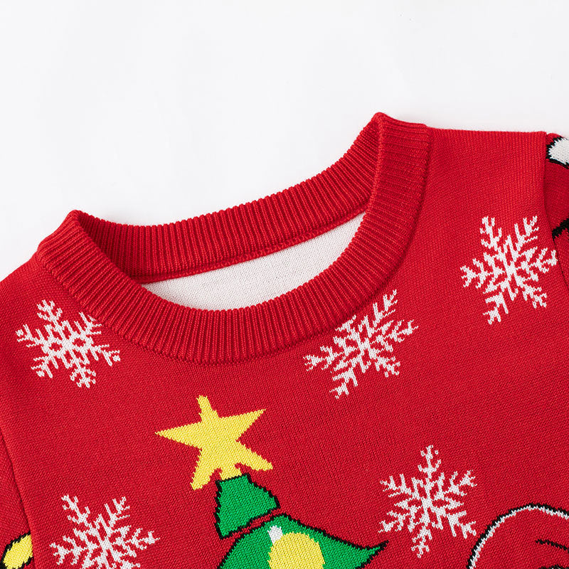 Cartoon elderly pullover baby base knitted sweater