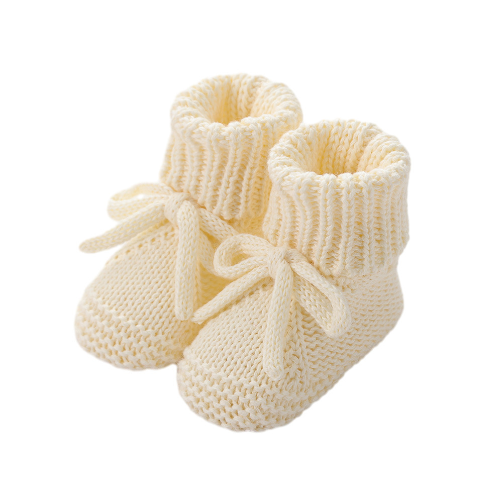 Knitted Bow Baby Socks