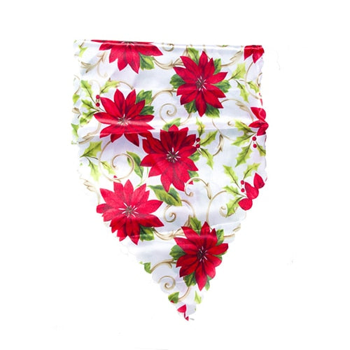 Christmas Table Runner Mat Tablecloth  Flag Home Party Decorative Santa Claus Tapestry Table Runners 35x180cm