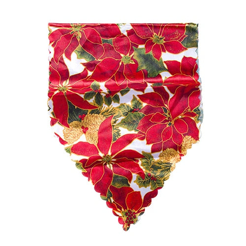 Christmas Table Runner Mat Tablecloth  Flag Home Party Decorative Santa Claus Tapestry Table Runners 35x180cm